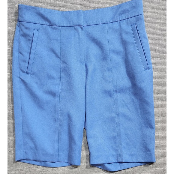 Izod Pants - IZOD Golf Womens Blue Performance Chino Shorts Size 8‎ Mesh Lined Activewear